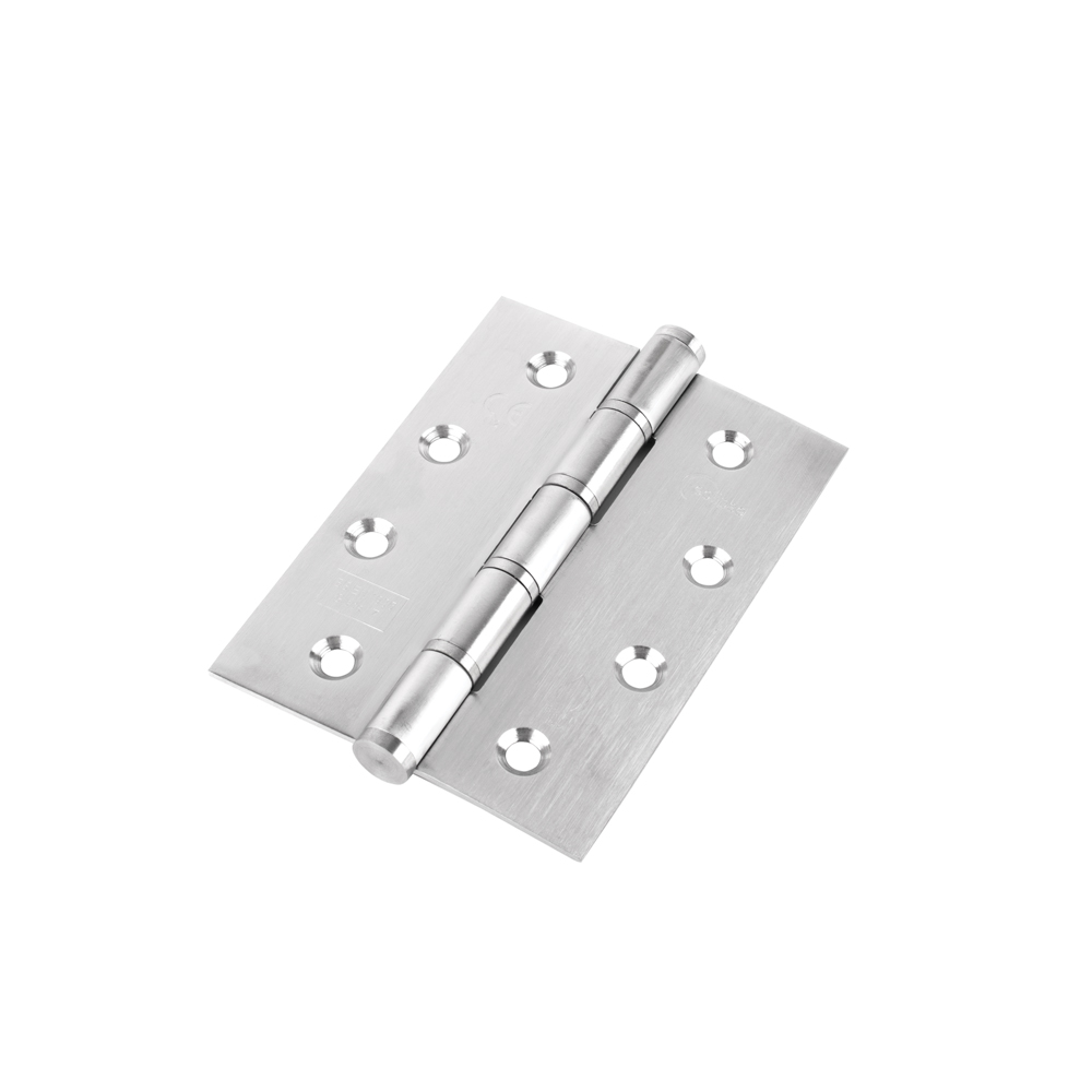 Eclipse 4 Inch (102mm) Stainless Steel Washered Hinge - Satin Stainless Steel (Sold in Pairs)